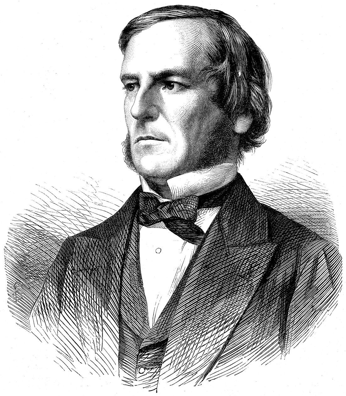 George Boole, matemático y lógico inglés, 1865 de Unbekannt