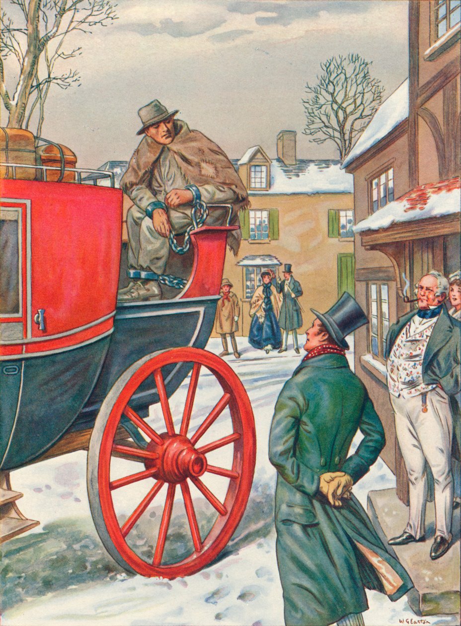 George Loveless 1797-1874 encadenado de Dorchester a una prisión, 1834, 1934 de Unbekannt