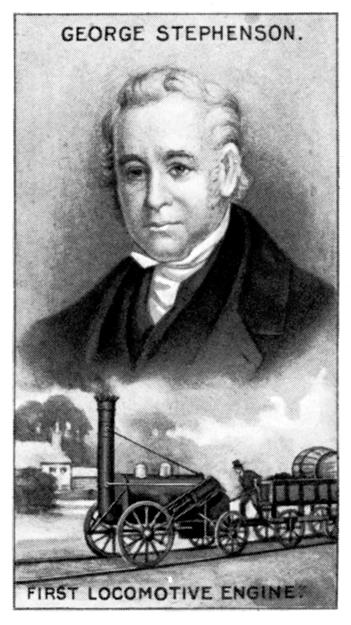 George Stephenson, ingeniero mecánico inglés, c1924 de Unbekannt