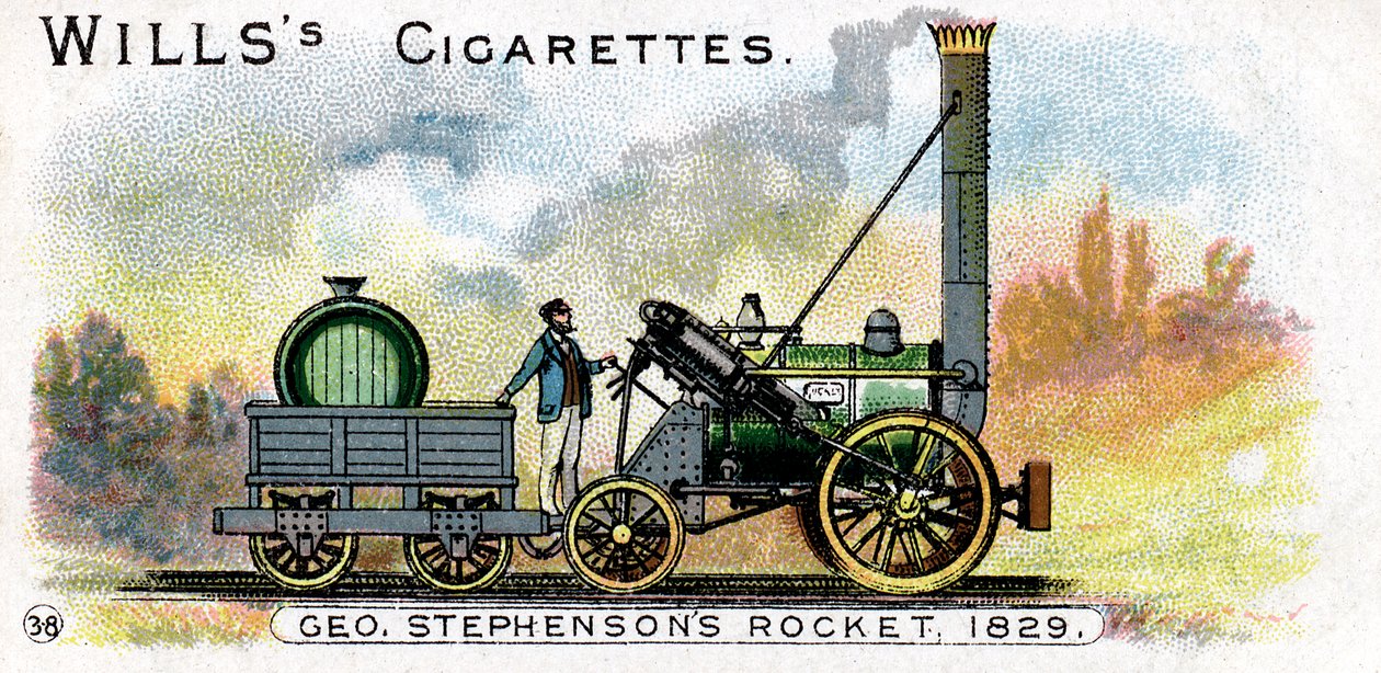 Locomotora Rocket de George Stephenson, 1829 de Unbekannt