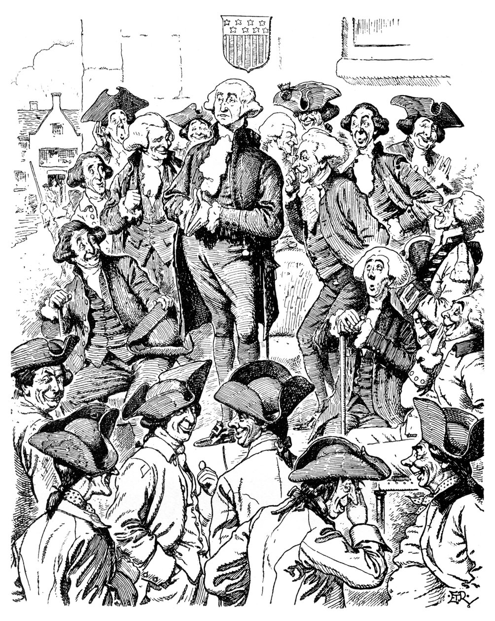 George Washington tratando de decir una mentira, 1901 de Unbekannt