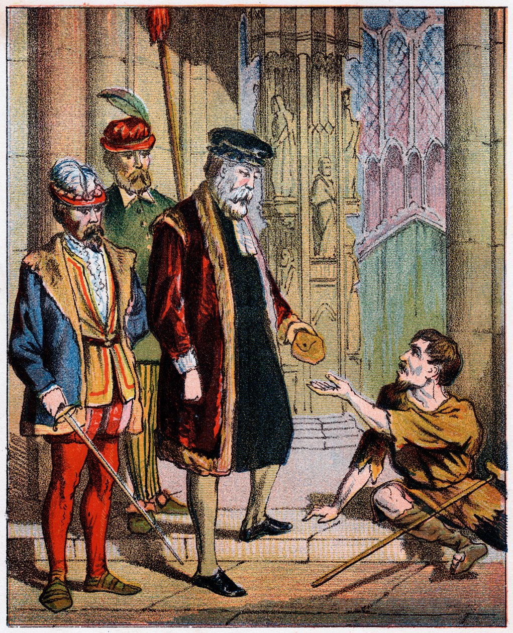 George Wishart, reformador y mártir escocés del siglo XVI, mediados del siglo XIX de Unbekannt