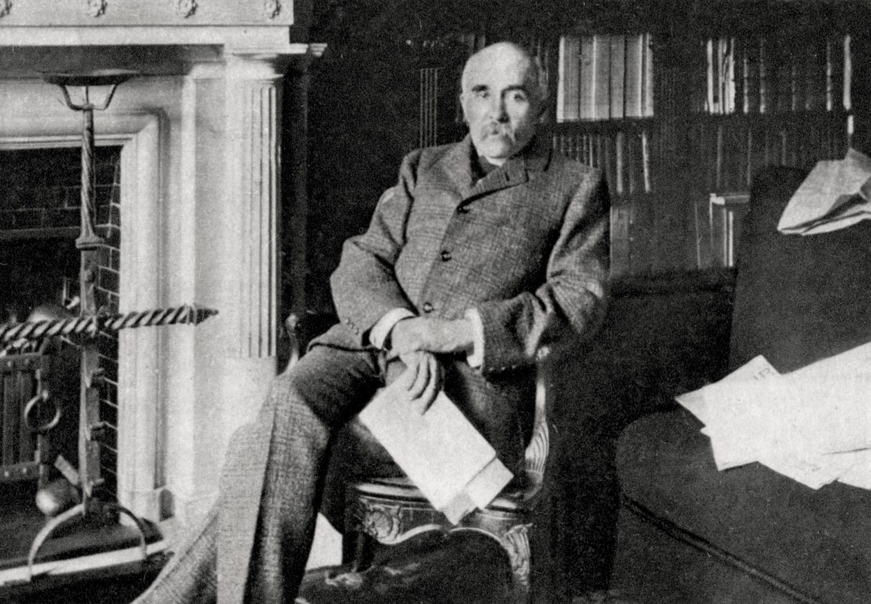 Georges Clemenceau, estadista francés, 1886 de Unbekannt