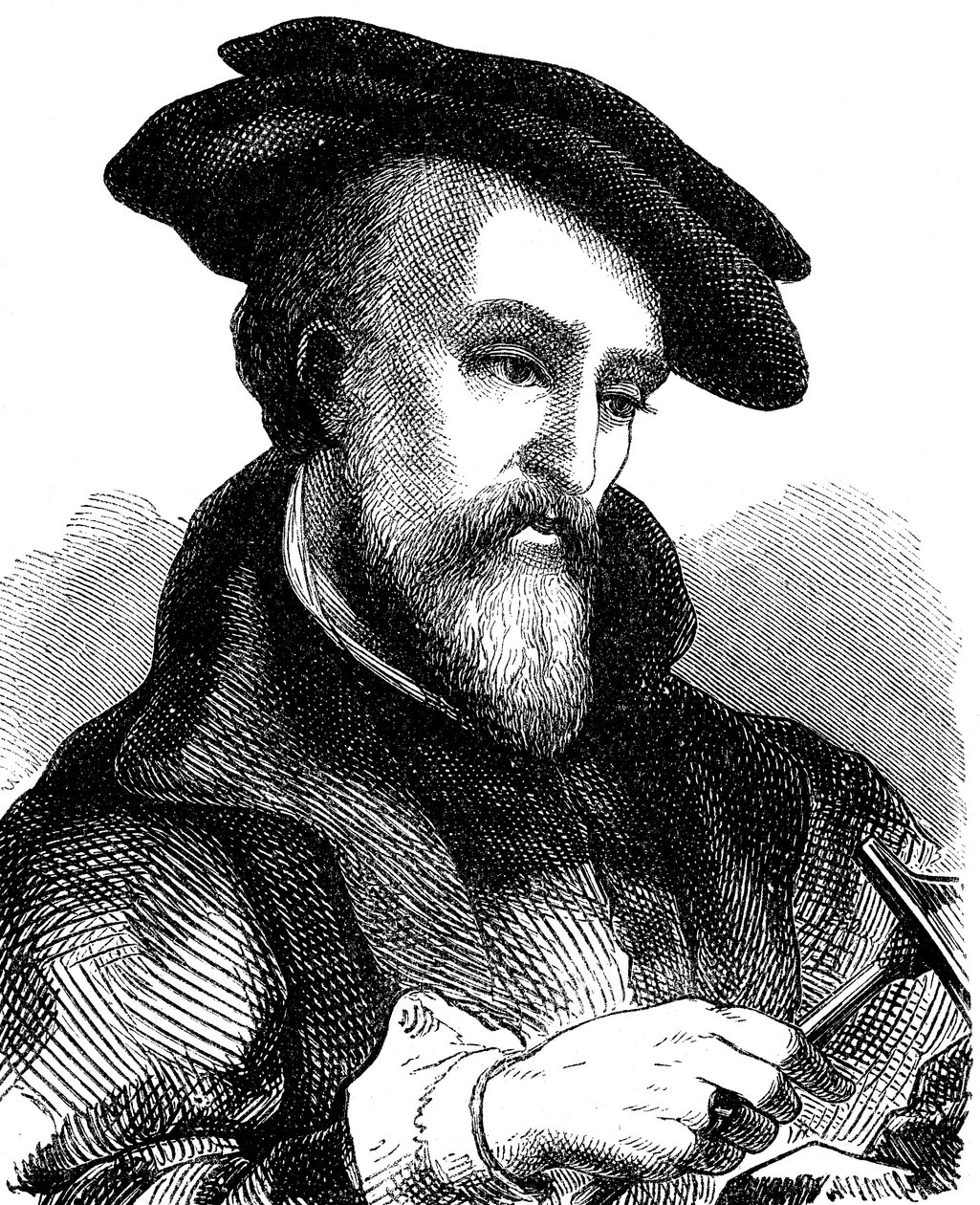 Georgius Agricola 1494-1555, médico, mineralogista y metalurgista alemán, 1881 de Unbekannt