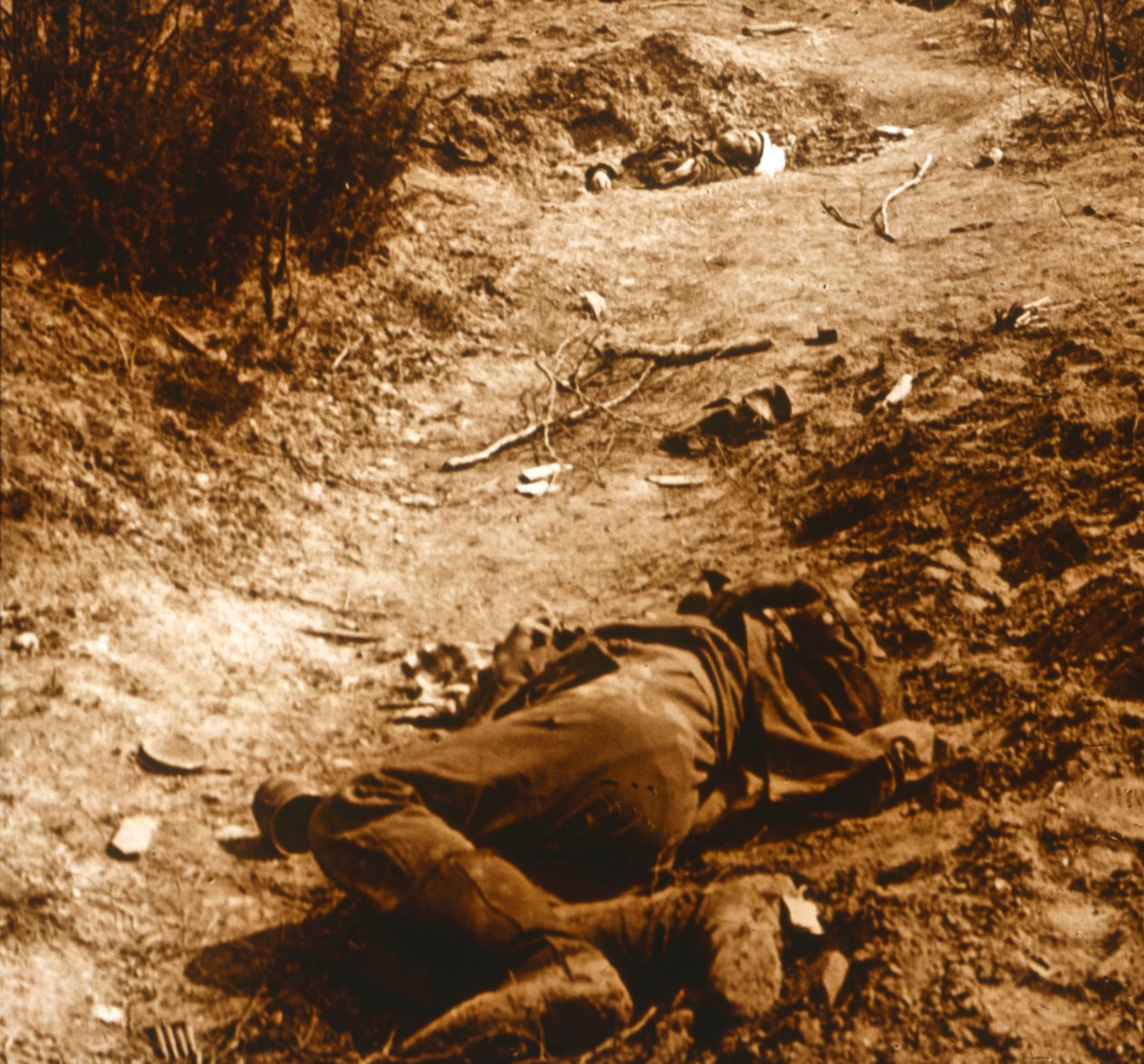Cuerpo alemán, Chavonne, Francia, c1914-c1918 de Unbekannt