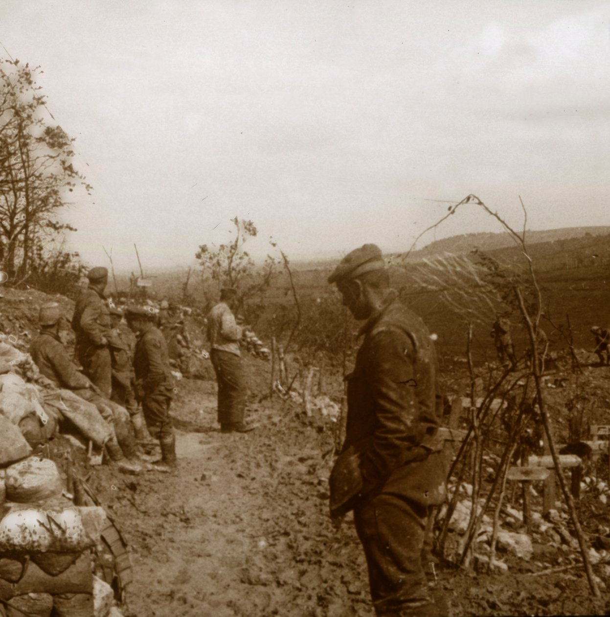 Línea del frente alemana, Verdún, norte de Francia, c1914-c1918 de Unbekannt