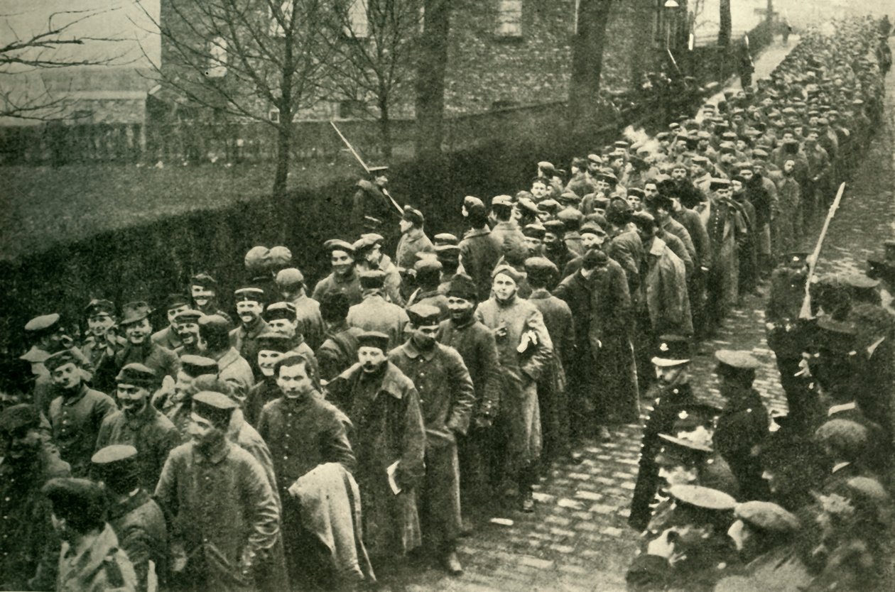 Prisioneros de guerra alemanes en Gran Bretaña, Primera Guerra Mundial, 1915, c. 1920 de Unbekannt
