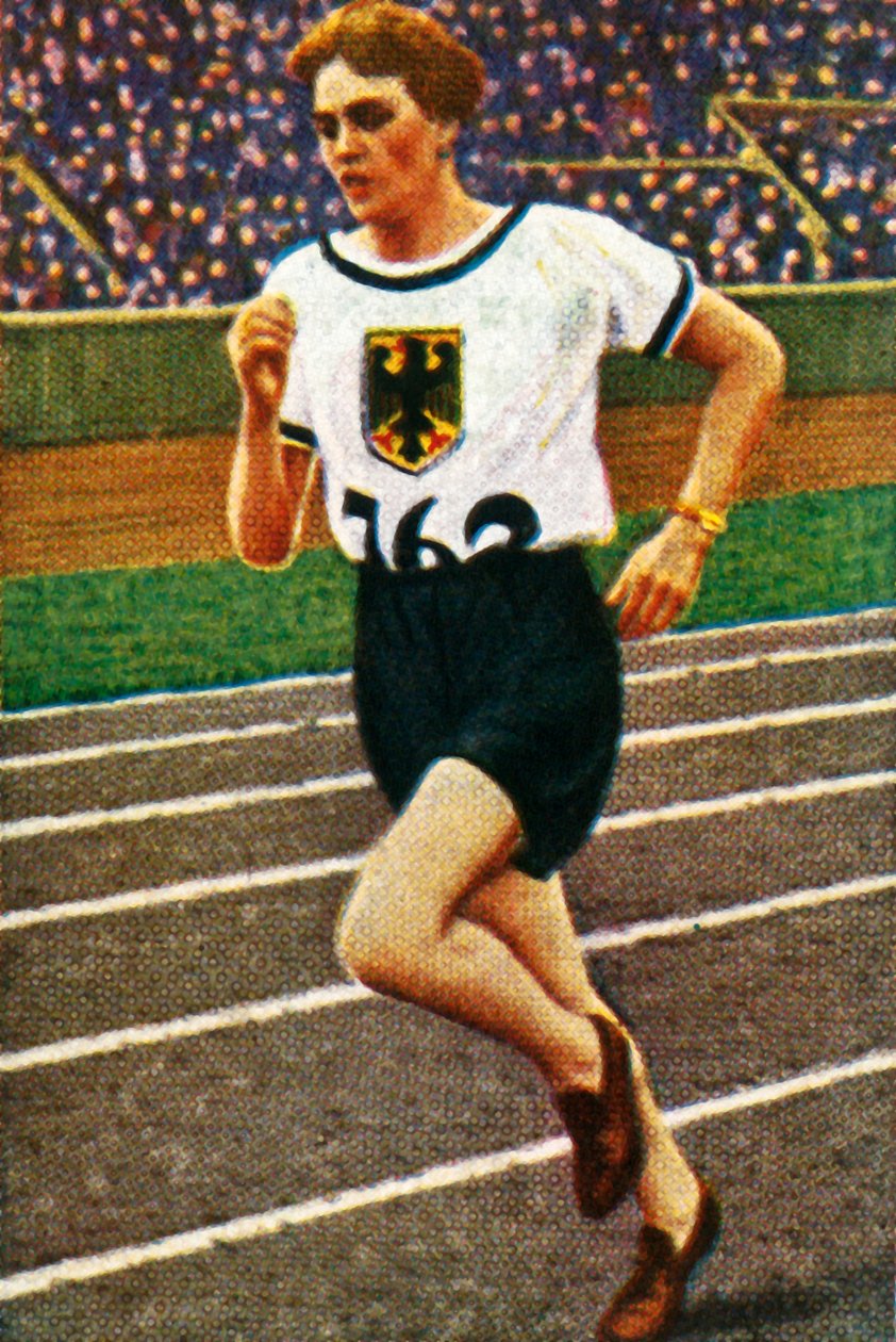 Corredora alemana Lina Radke, 1928 de Unbekannt