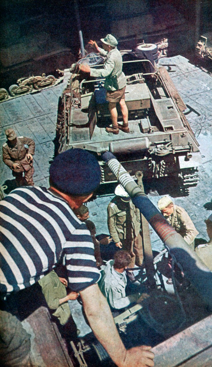 Armas y municiones alemanas llegan al norte de África, 1942 de Unbekannt