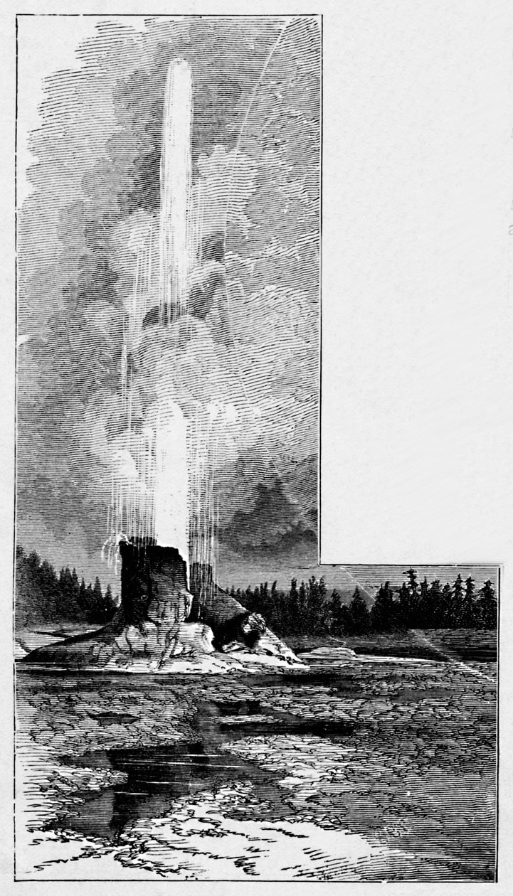 Géiser gigante, 1883 de Unbekannt