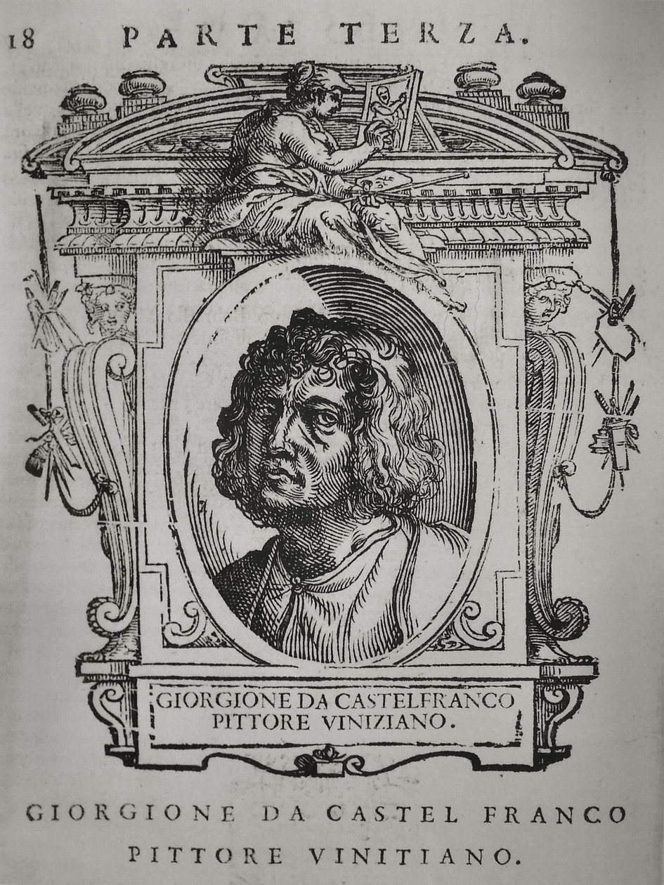 Giorgione. De: Giorgio Vasari, Las vidas de los más excelentes pintores, escultores y arquitectos italianos, 1568 de Unbekannt