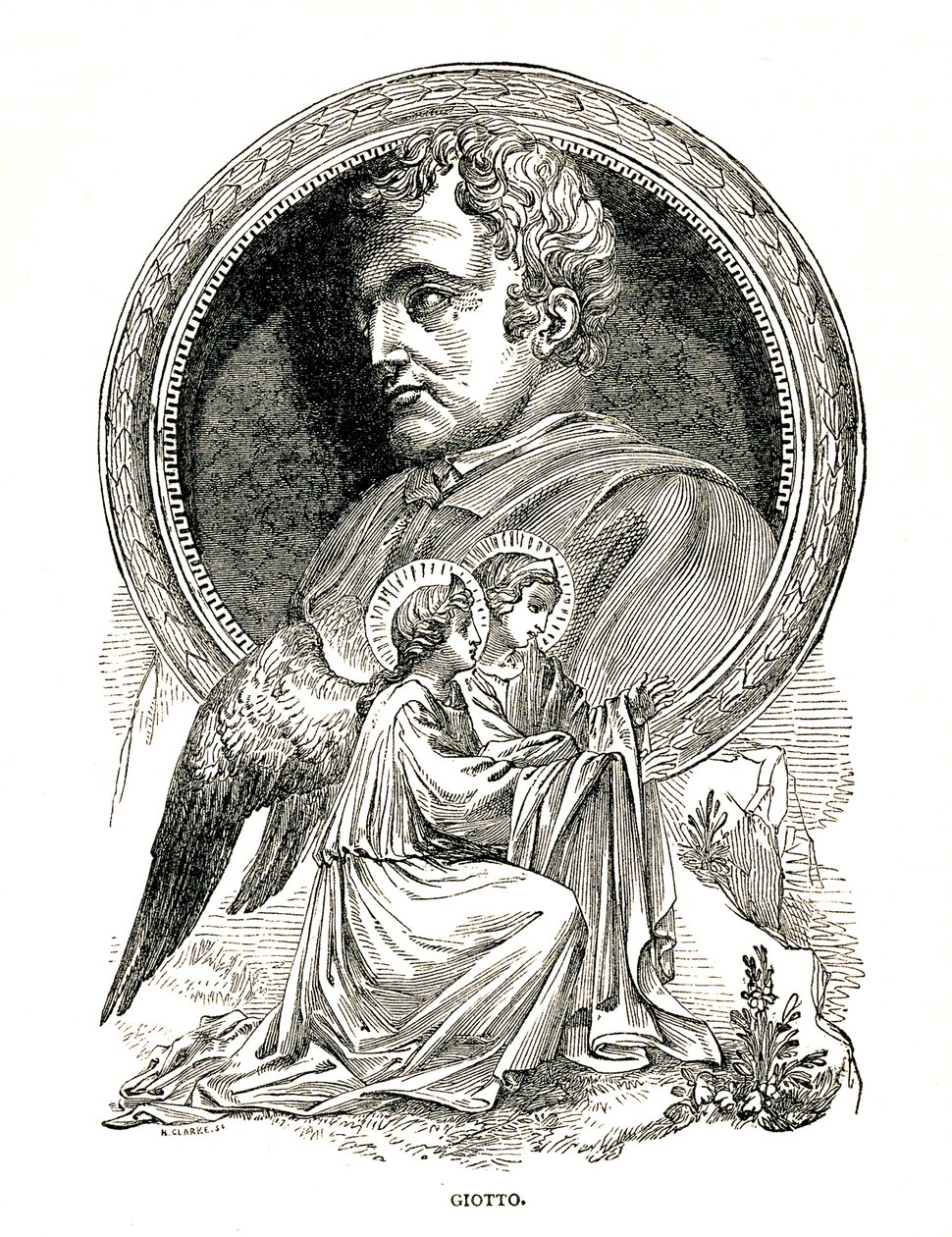 Giotto di Bondone, pintor y arquitecto italiano de Unbekannt