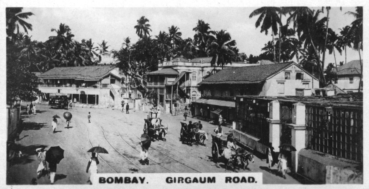 Calle Girgaum, Bombay, India, c1925 de Unbekannt