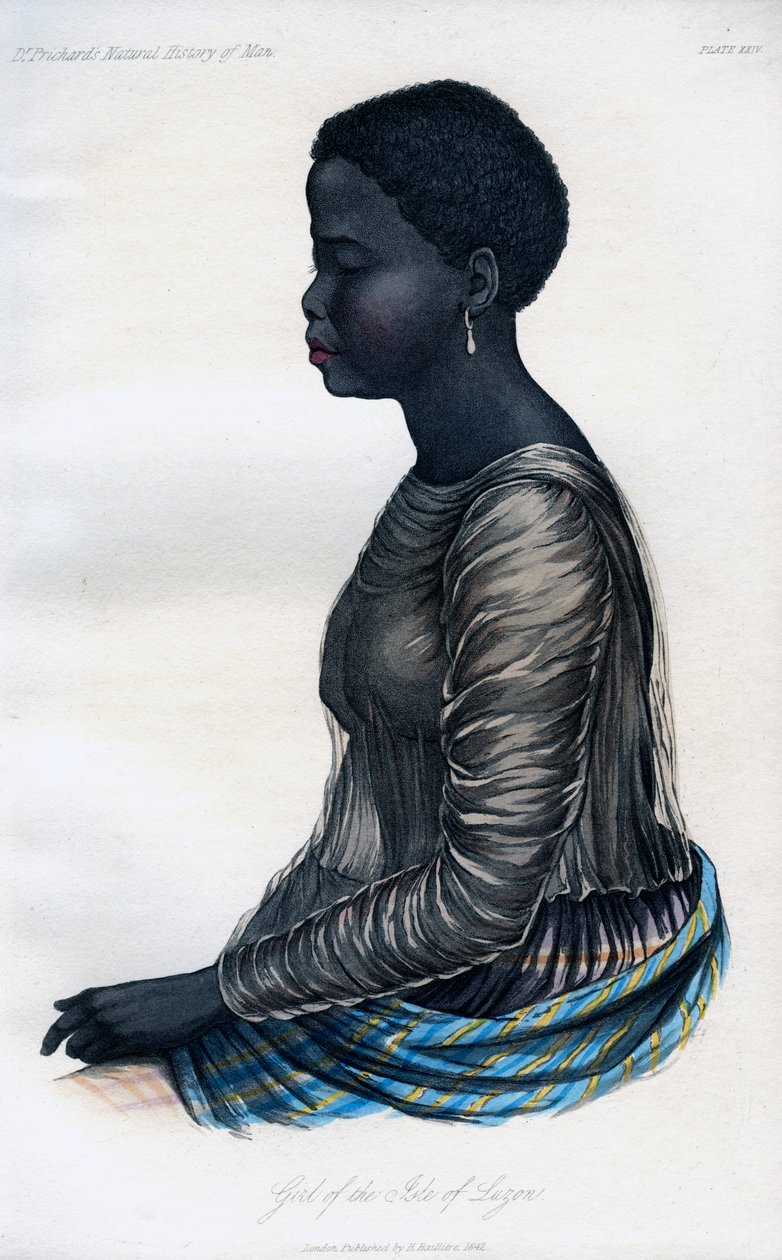 Chica de la Isla de Luzón, 1848 de Unbekannt