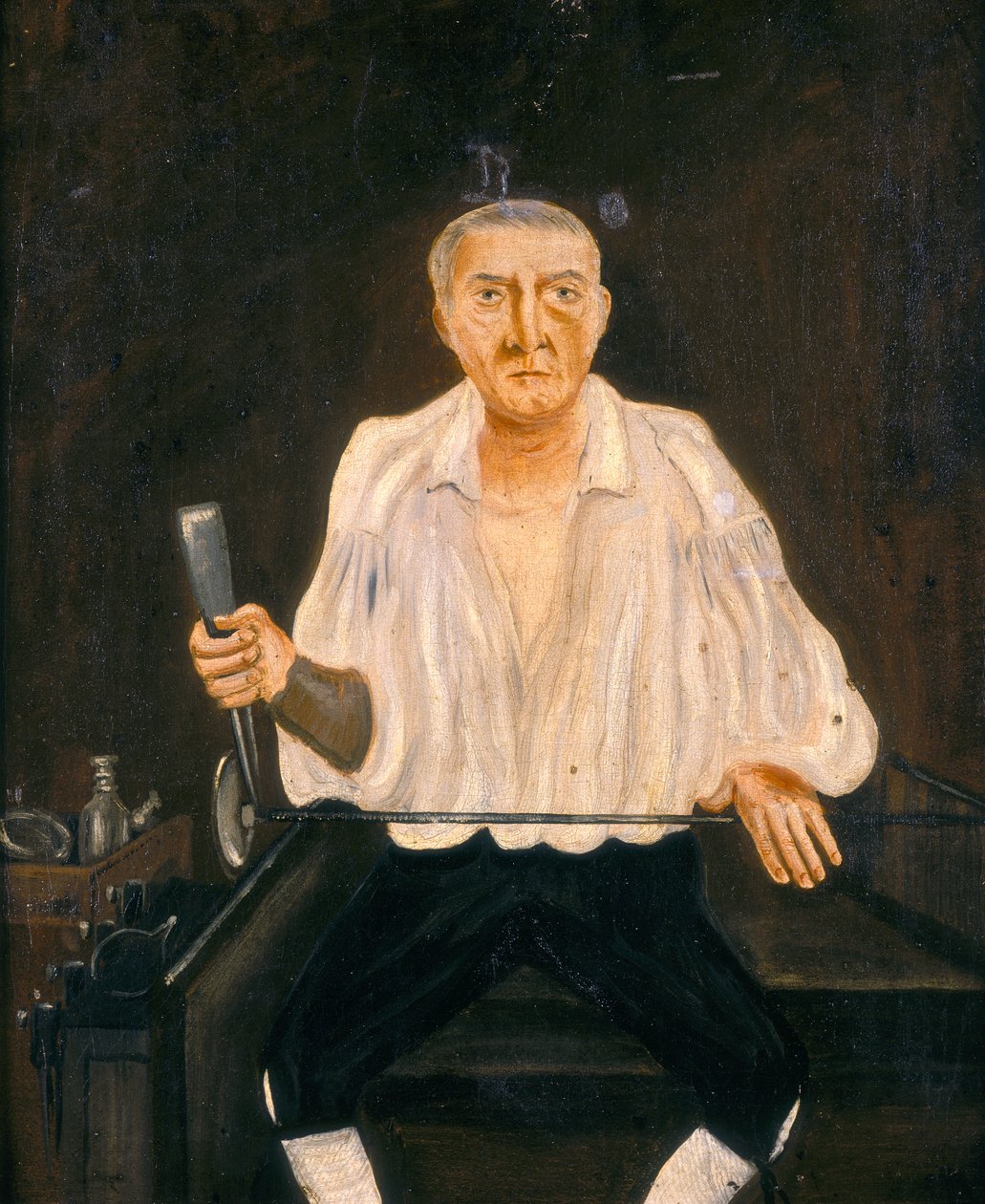 Soplador de vidrio, 1820s de Unbekannt