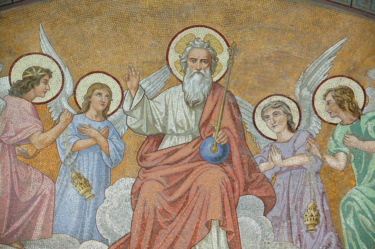Dios. Basílica de Nuestra Señora del Rosario, Lourdes, Francia de Unbekannt