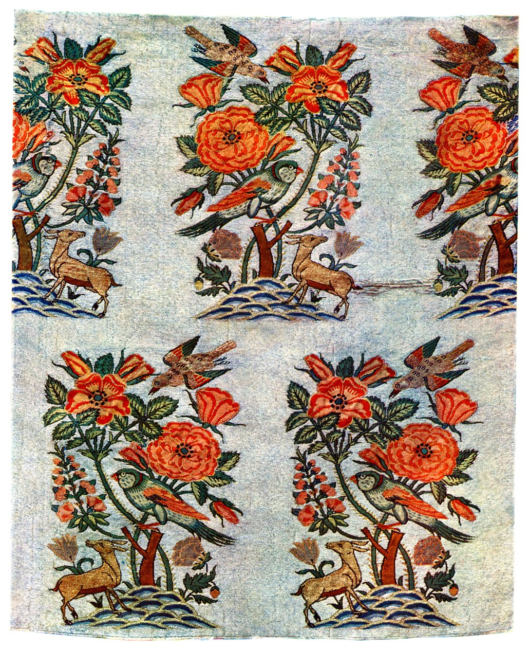 Brocado de oro y plata de Isfahan, Irán, principios del siglo XVII, 1931 de Unbekannt