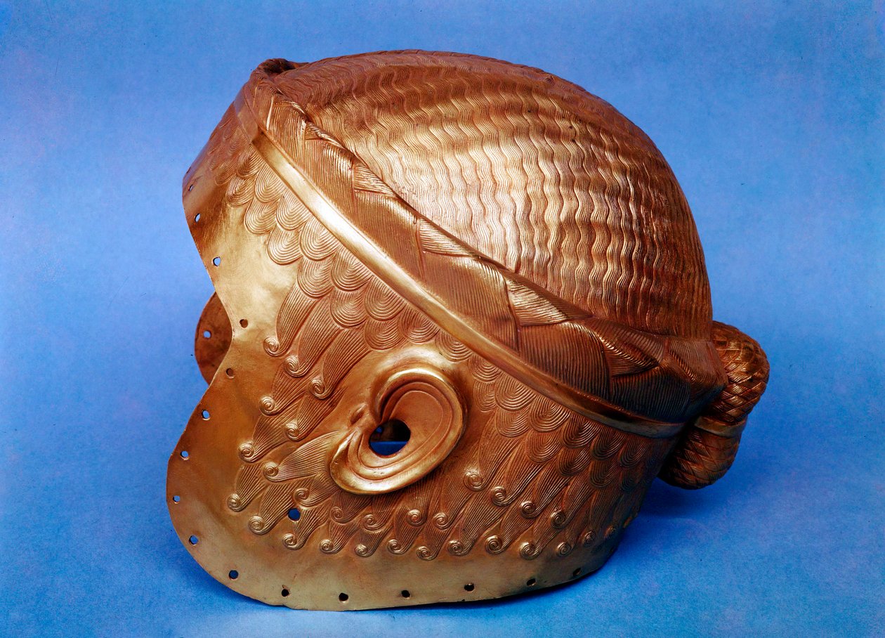Casco de oro de Mesopotamia, 2500 a.C. de Unbekannt