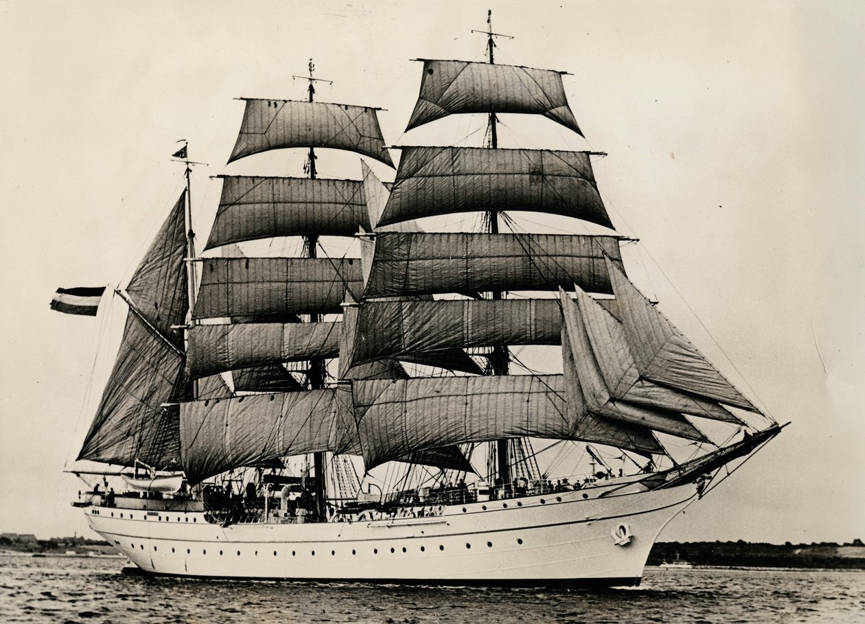Gorch Fock por Primera Vez a Toda Vela, 1933 de Unbekannt
