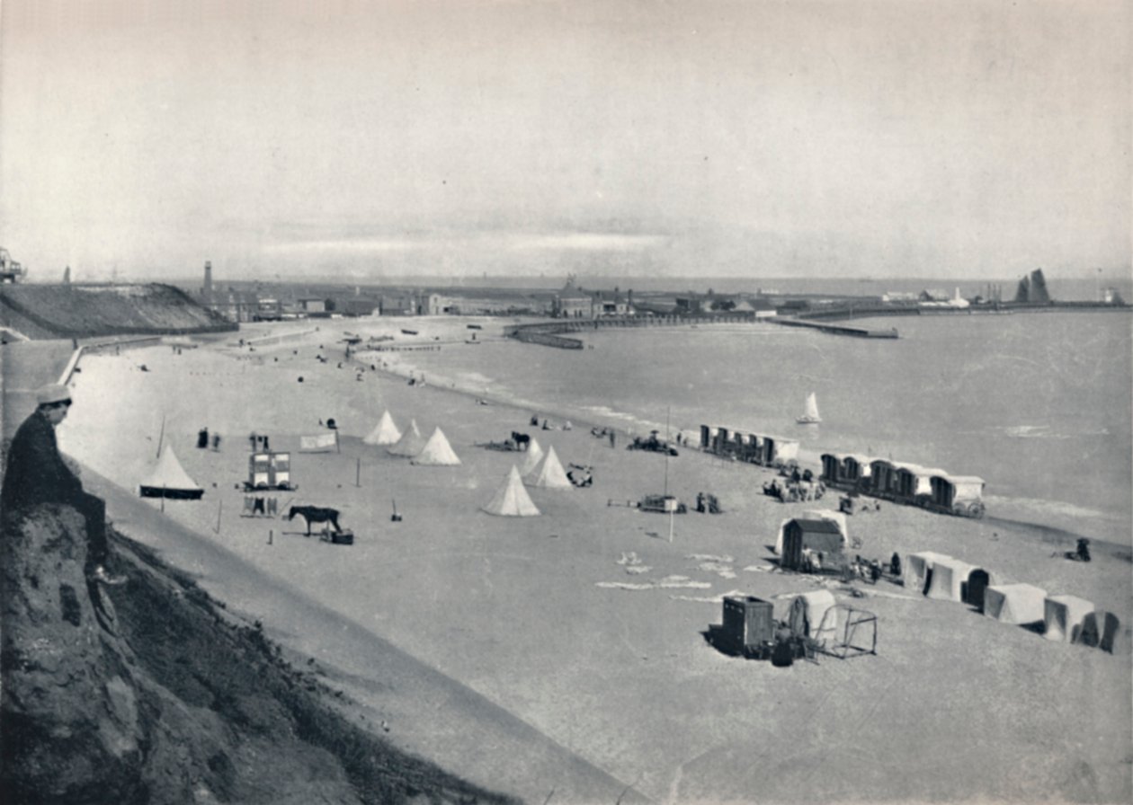 Gorleston - Un tramo de las arenas, 1895 de Unbekannt