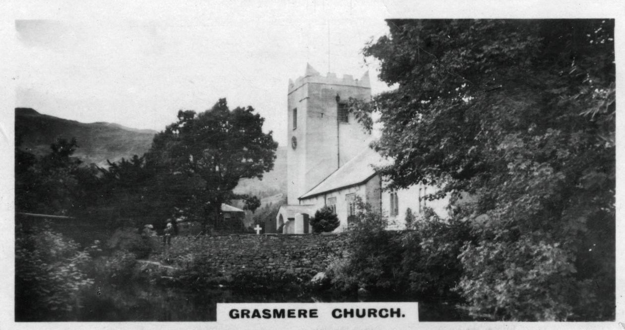 Iglesia de Grasmere, lugar de entierro de Wordsworth, Cumbria, c1920s de Unbekannt