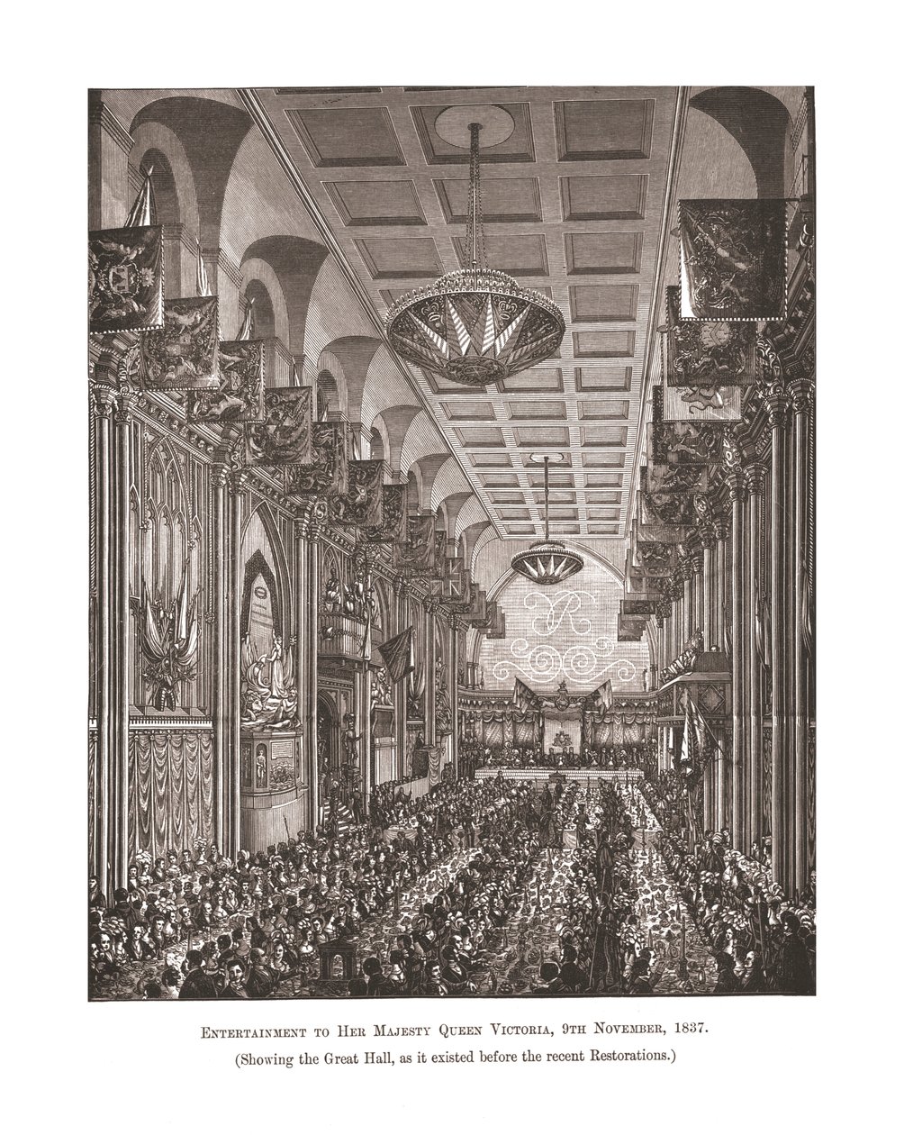 Gran Salón Guildhall, 1837, 1886 de Unbekannt