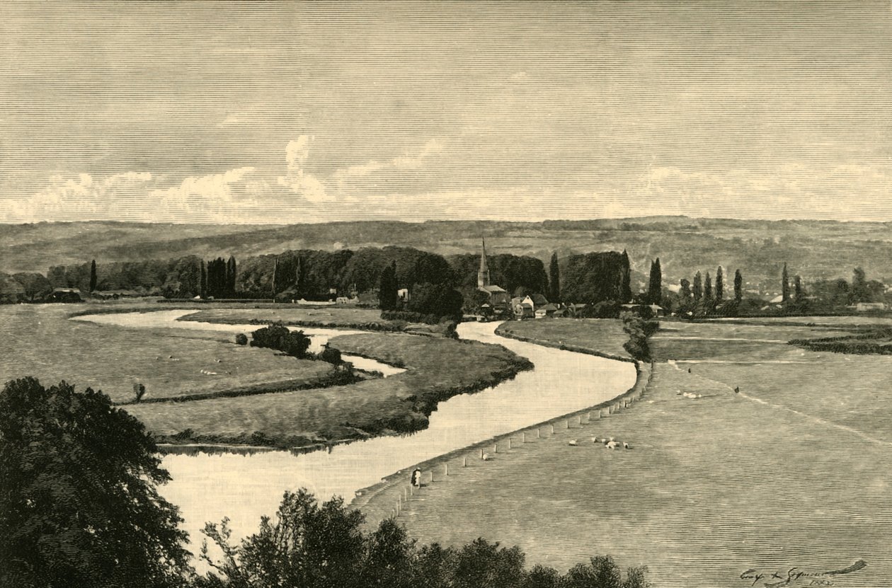 Gran Marlow, desde Quarry Woods, 1898 de Unbekannt