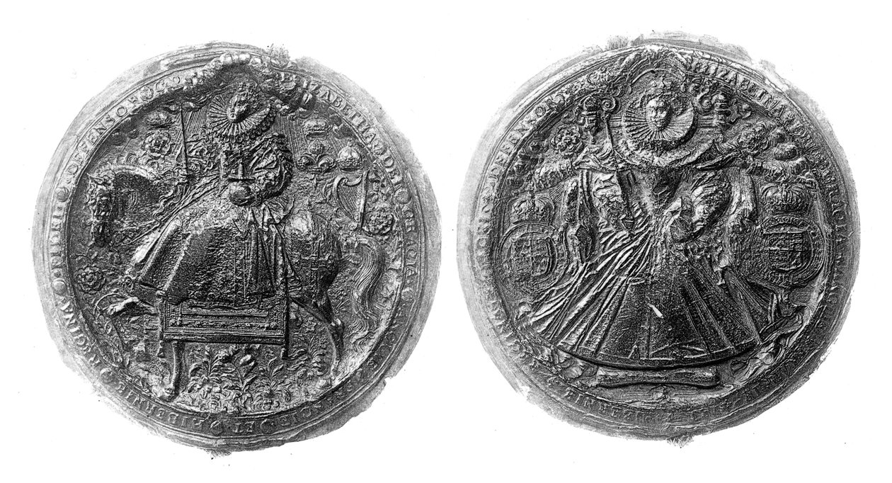 Gran Sello de la Reina Isabel I, siglo XVI de Unbekannt