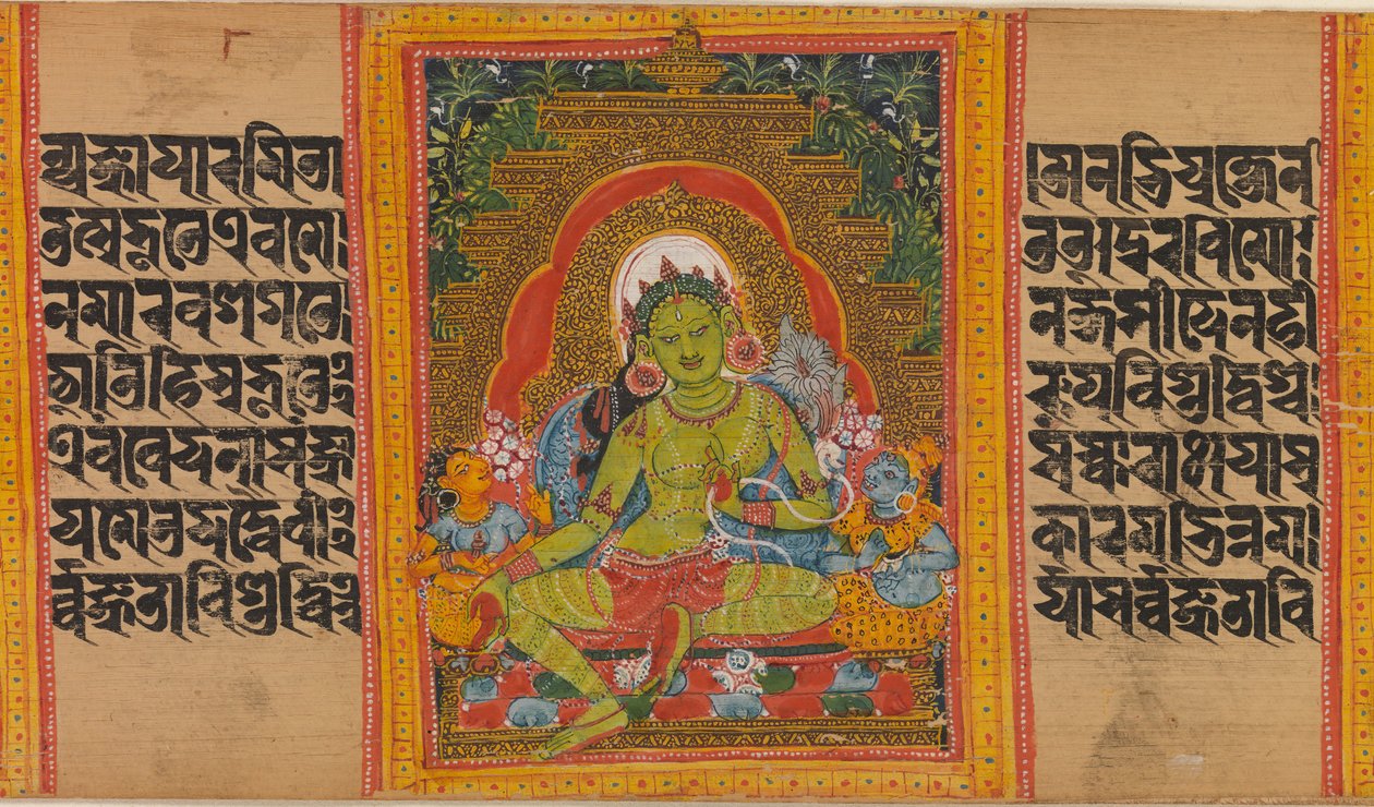 Tara Verde...Manuscrito de la Perfección de la Sabiduría de Unbekannt