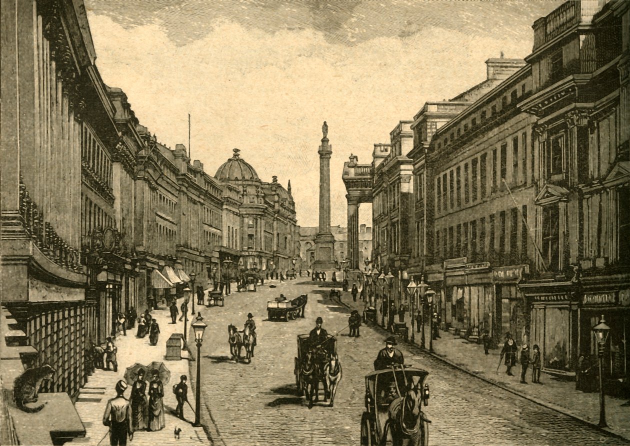 Calle Grey, Newcastle-on-Tyne, c1890 de Unbekannt