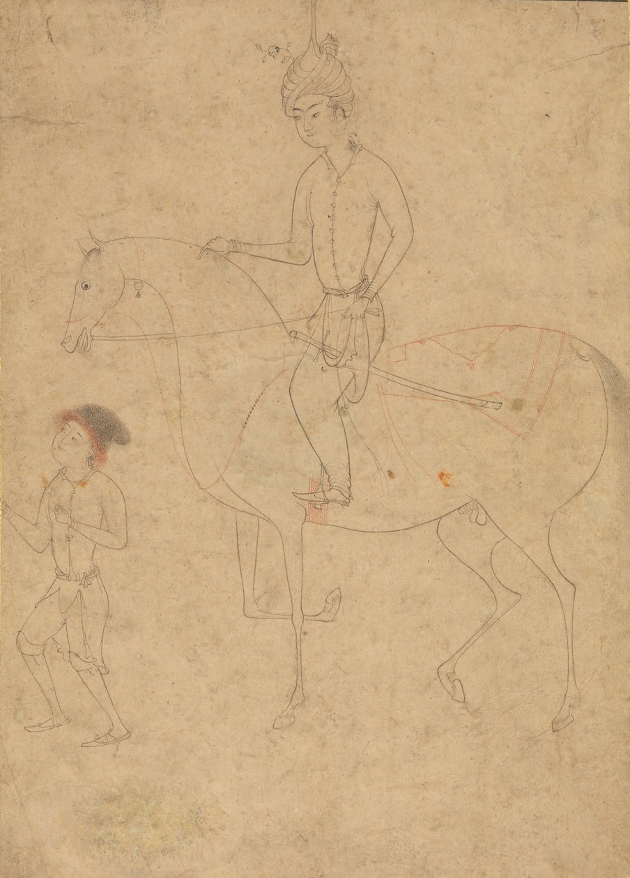 Jinete y caballo de Unbekannt