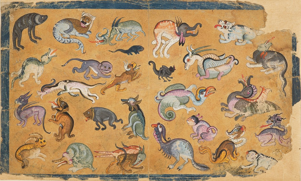 Animales grotescos de Unbekannt