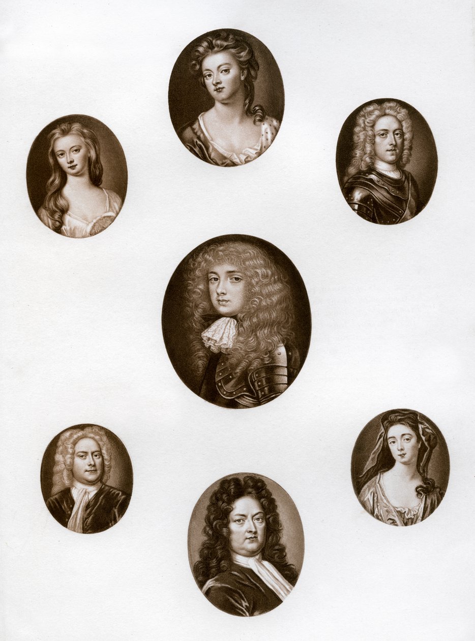 Grupo de retratos, finales del siglo XVII - principios del siglo XVIII 1906 de Unbekannt
