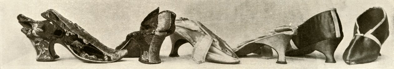 Grupo de zapatillas 1735, 1770 y 1780, 1937 de Unbekannt
