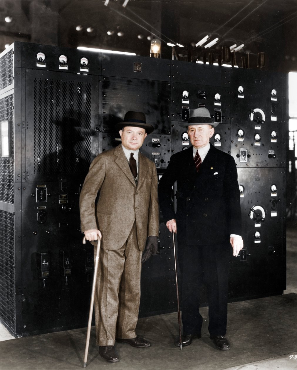 Guglielmo Marconi y David Sarnoff, 1933 de Unbekannt