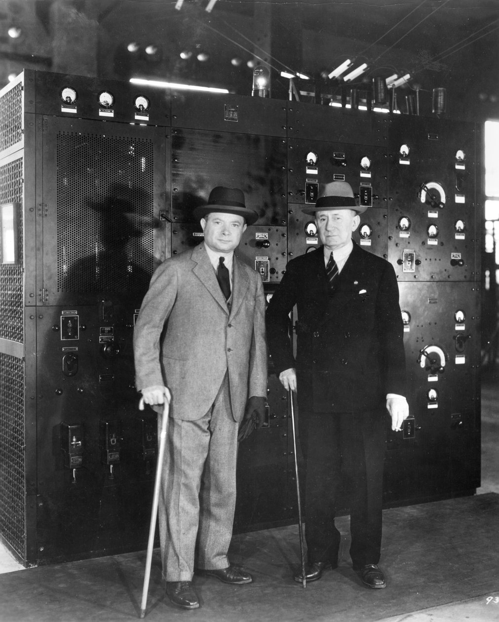 Guglielmo Marconi y David Sarnoff, 1933 de Unbekannt