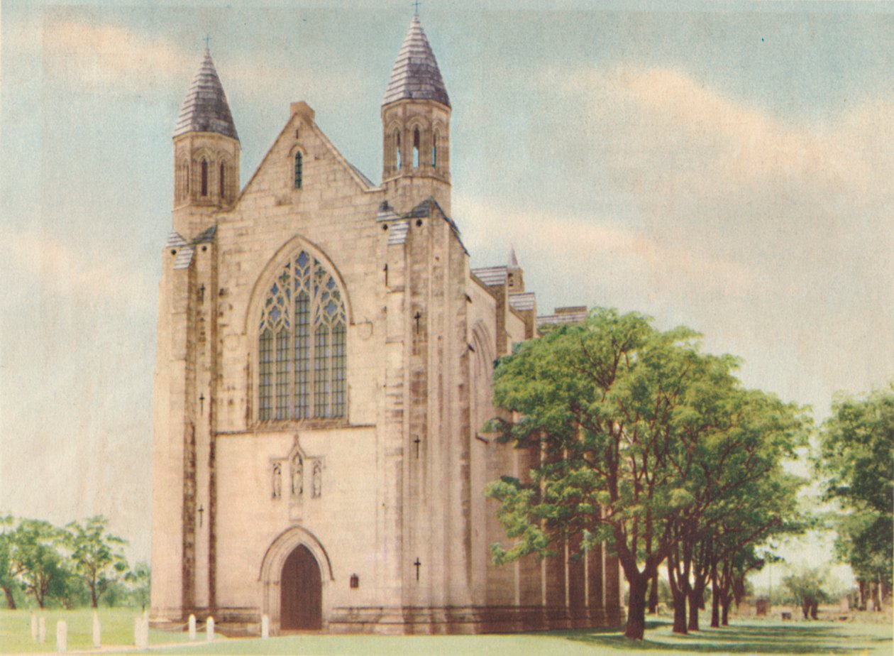 Capilla de la Escuela de Gramática de Guildford, c1947 de Unbekannt