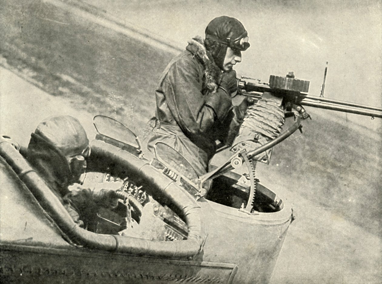 Pistola y los instrumentos utilizados por el piloto, 1919 de Unbekannt
