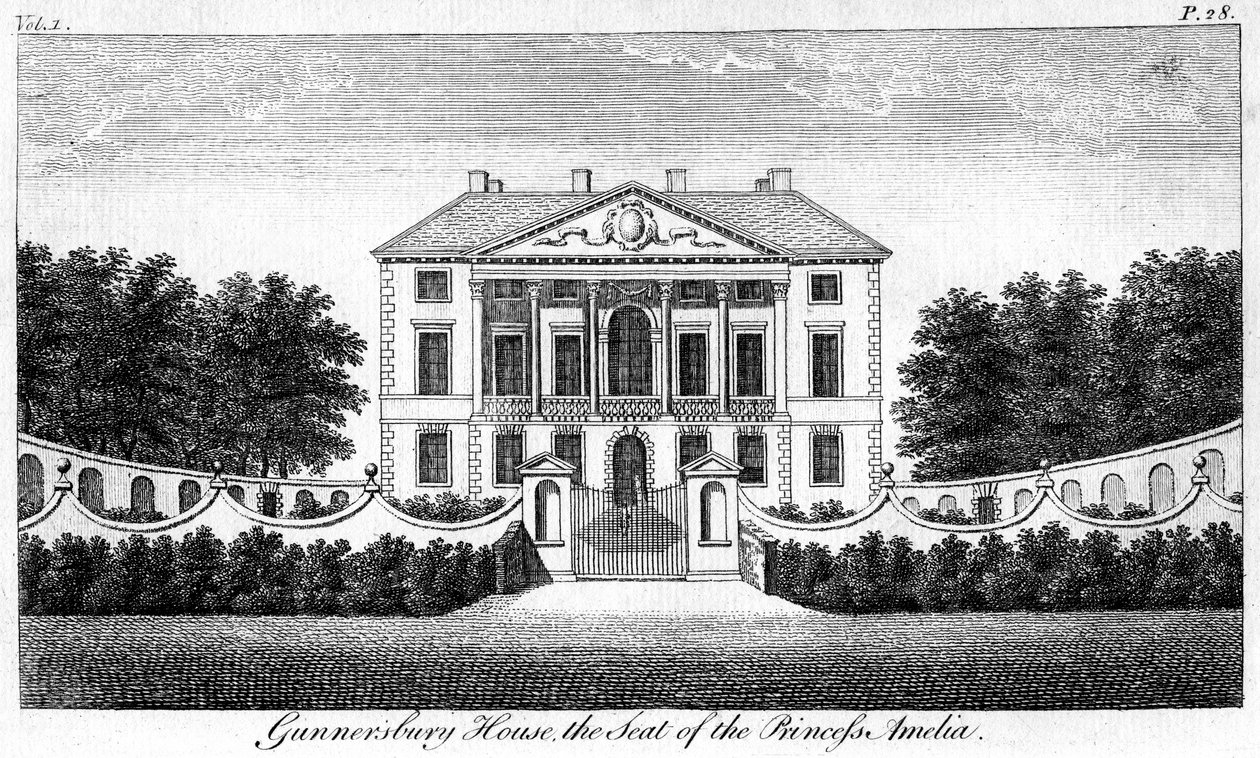 Casa Gunnersbury, la residencia de la Princesa Amelia de Unbekannt
