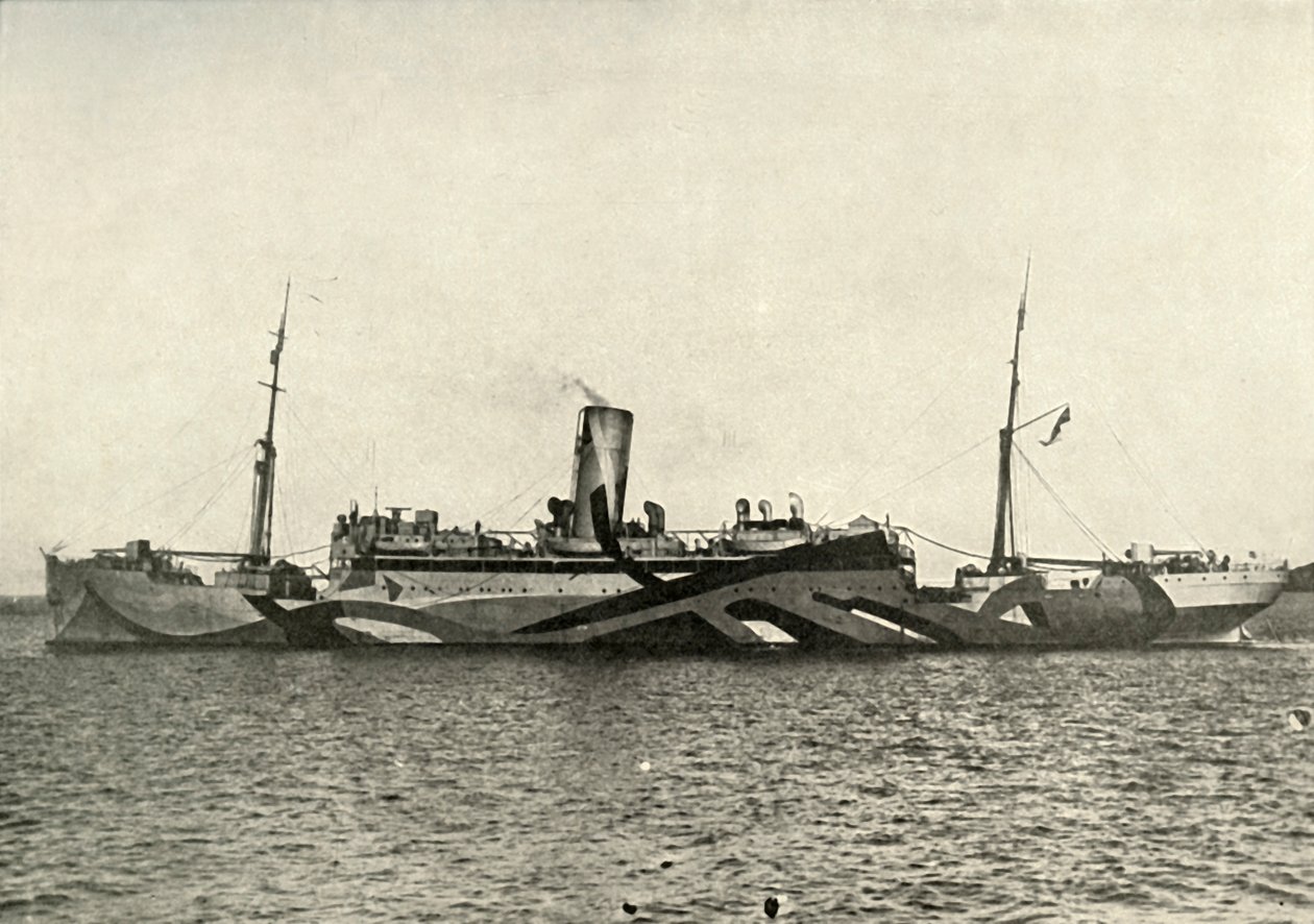 Crucero auxiliar H.M. Coronado camuflado, 1919 de Unbekannt