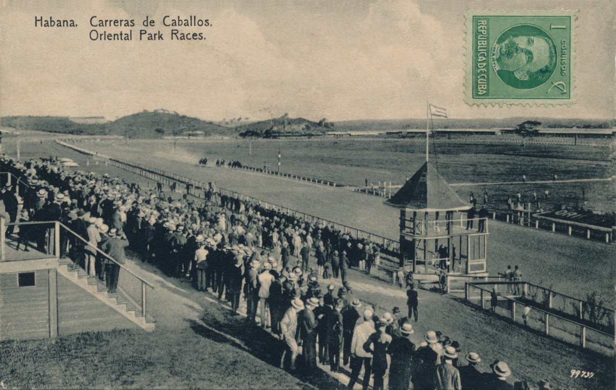 Habana. Carreras en el Parque Oriental, c1910 de Unbekannt