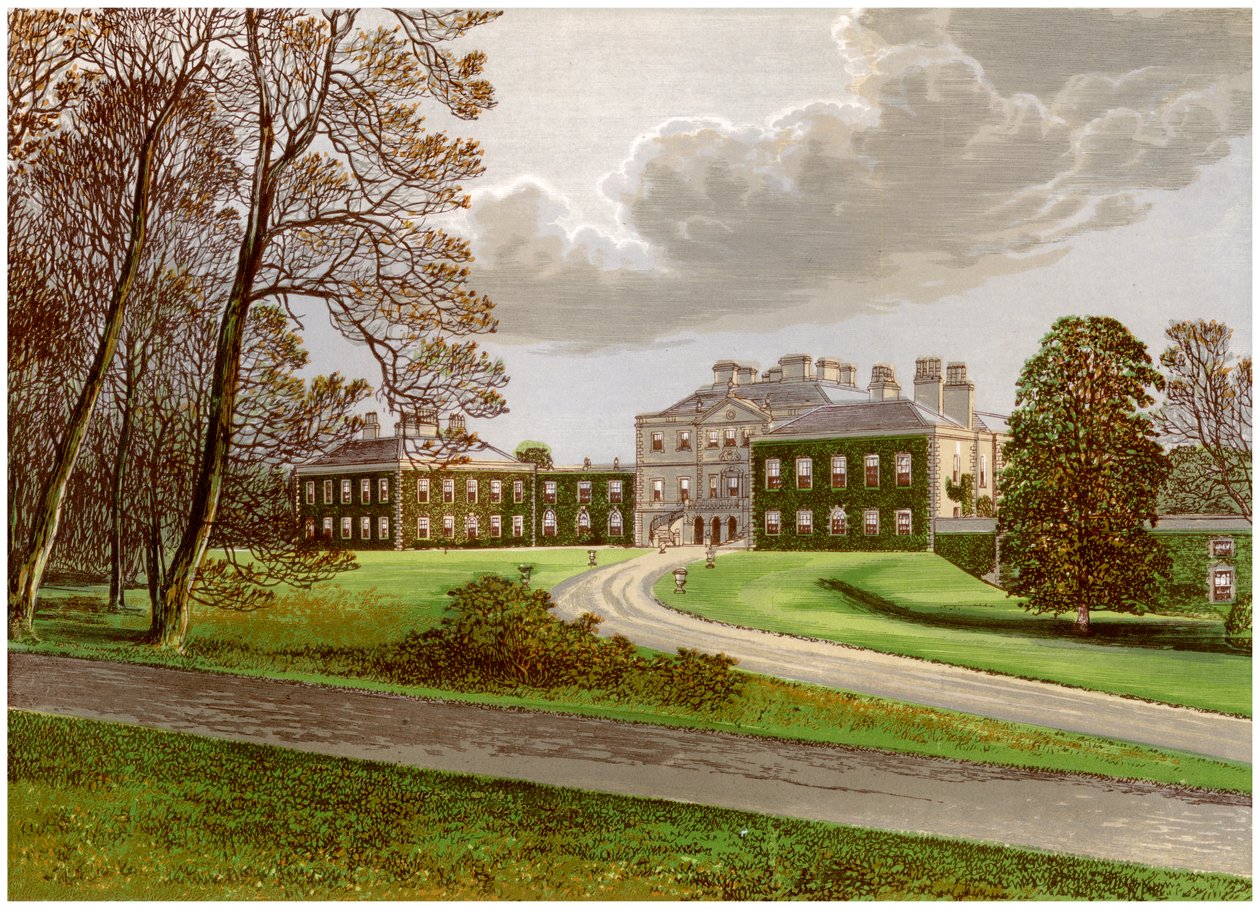 Haddo House, Aberdeenshire, hogar del Conde de Aberdeen, c1880 de Unbekannt