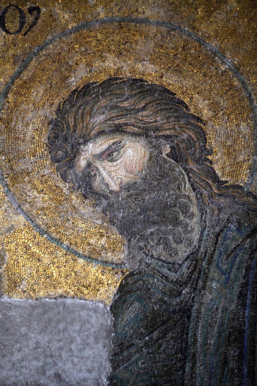 Mosaico Deesis de Santa Sofía - San Juan Bautista de Unbekannt