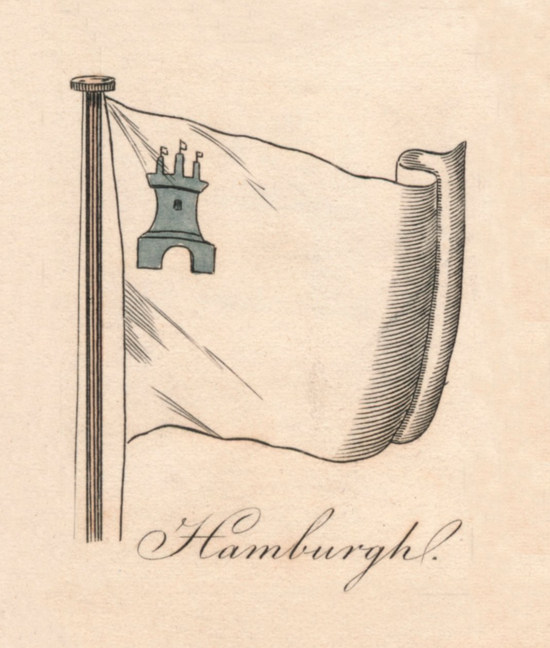 Hamburgo, 1838 de Unbekannt