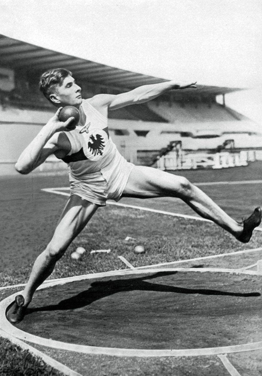 Hans Heinrich Sievert, atleta alemán, 1936 de Unbekannt