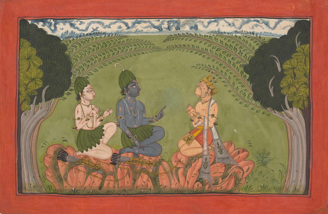 Hanuman ante Rama y Lakshmana... la serie dispersa 