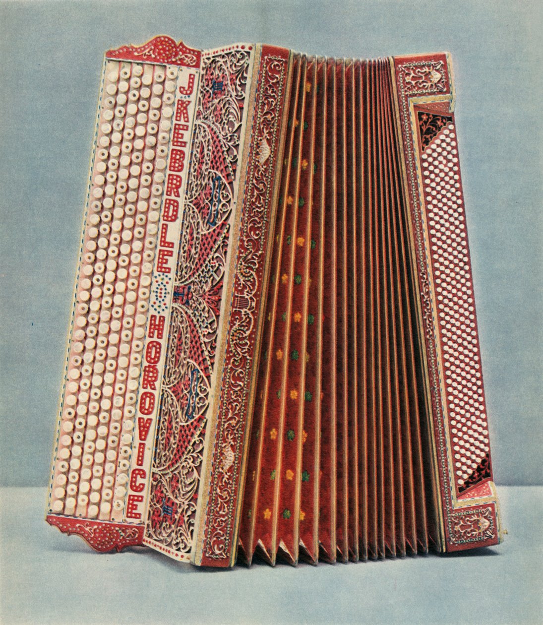 Armónica hecha por Joseph Kebrdle, Horovice, 1948 de Unbekannt