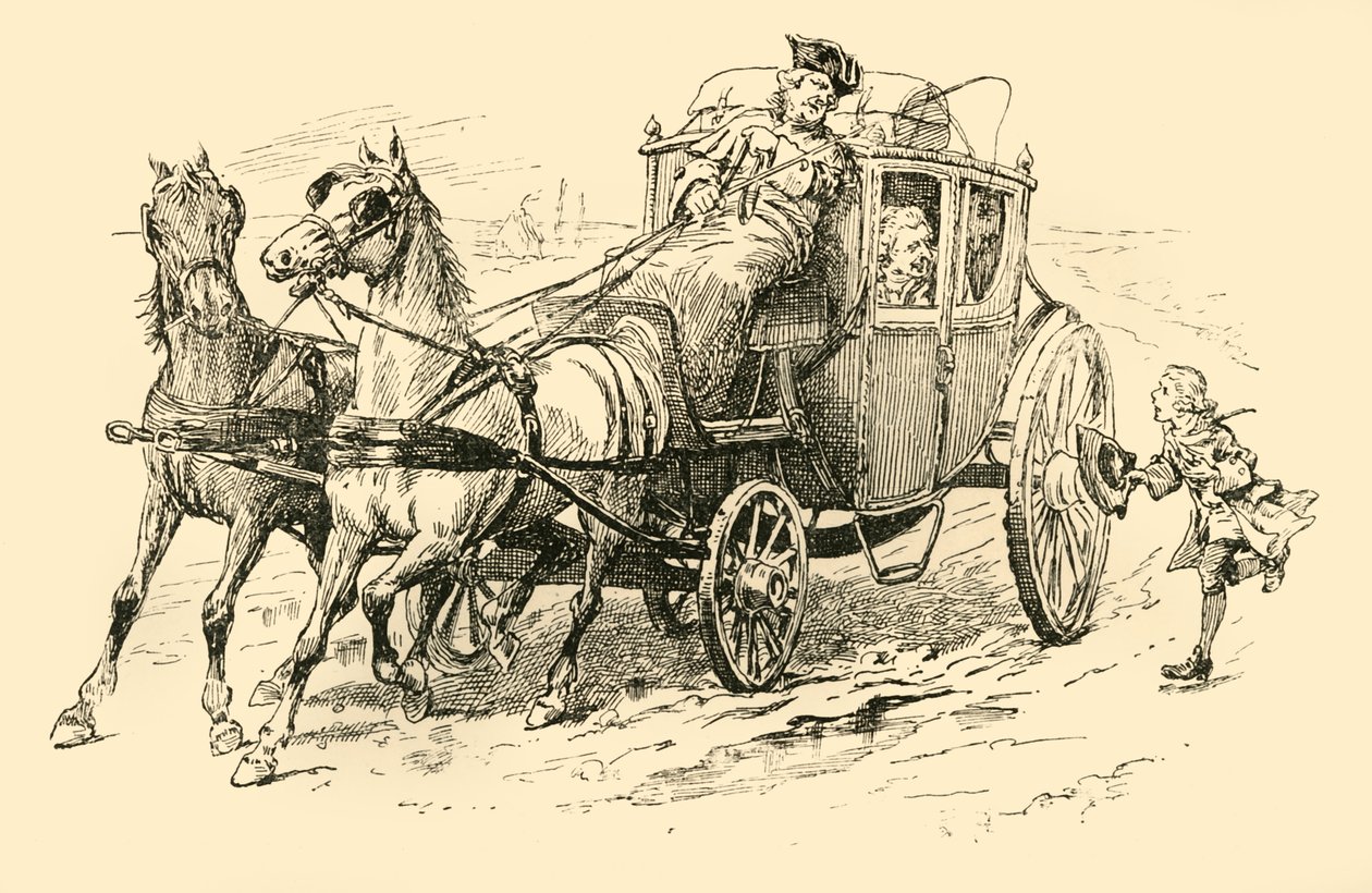 Llamó al cochero para que se detuviera, 1907 de Unbekannt