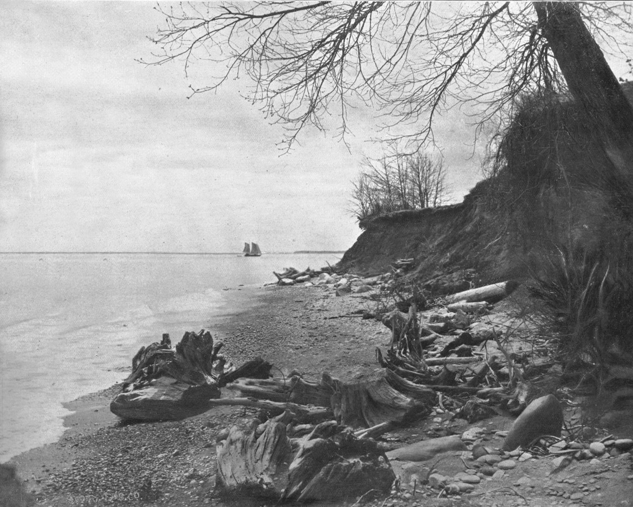 Rumbo a la orilla, Lago Michigan, EE.UU., c1900 de Unbekannt