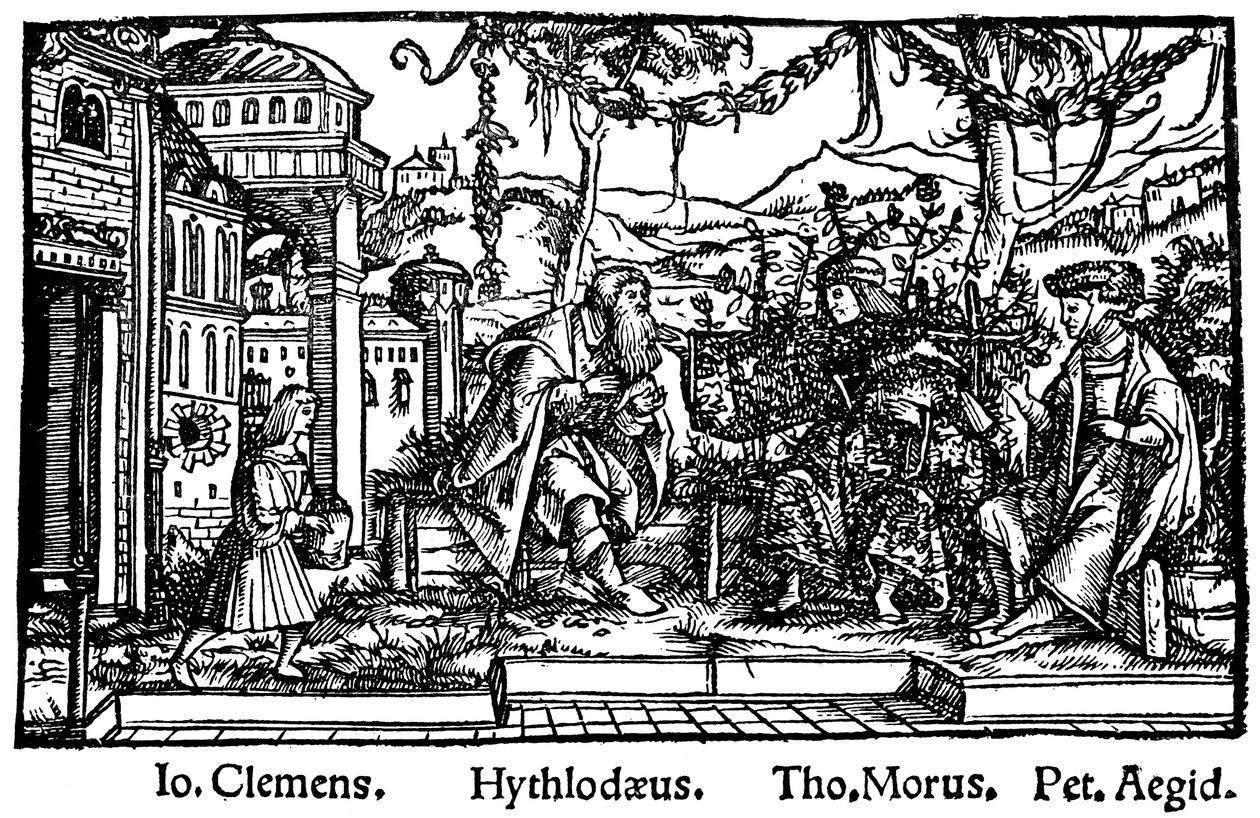 Cabecera de Utopía de Thomas More, 1518 de Unbekannt